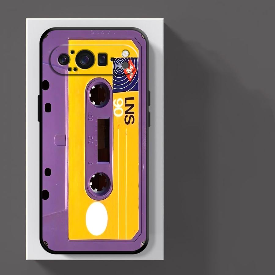 Винтажная кассета Funda Чехол для телефона для Google Pixel 10A 9a 7a 6a 10 9 Pro XL 8a 6 7 8 Pro