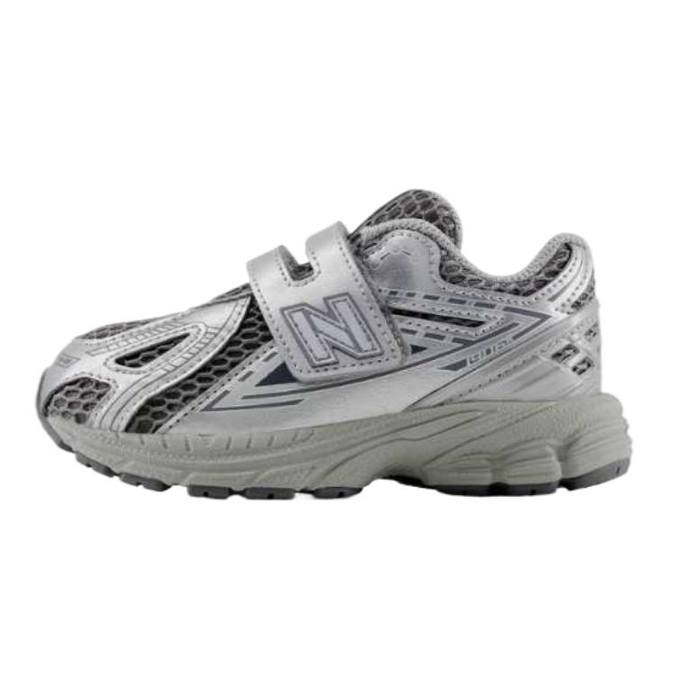 New Balance 1906 Synthetic Leather Mesh Comfortable Simple Fit Lightweight Breathable Low Top Walking Shoes Baby Sneaker Silver Gray IV1906EH-1