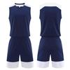 Kids Men Women Basketball Jersey Set Child Men Blank Basketball Uniforms V-Neck Training Vest Double Pocket Shorts Sports Suit