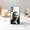 Great M-Martin Luther King Jr Phone Case Black Silicone Soft For Samsung S25,S24,S21,S22,S23,S30,Ultra,S20,Plus,Fe,Lite