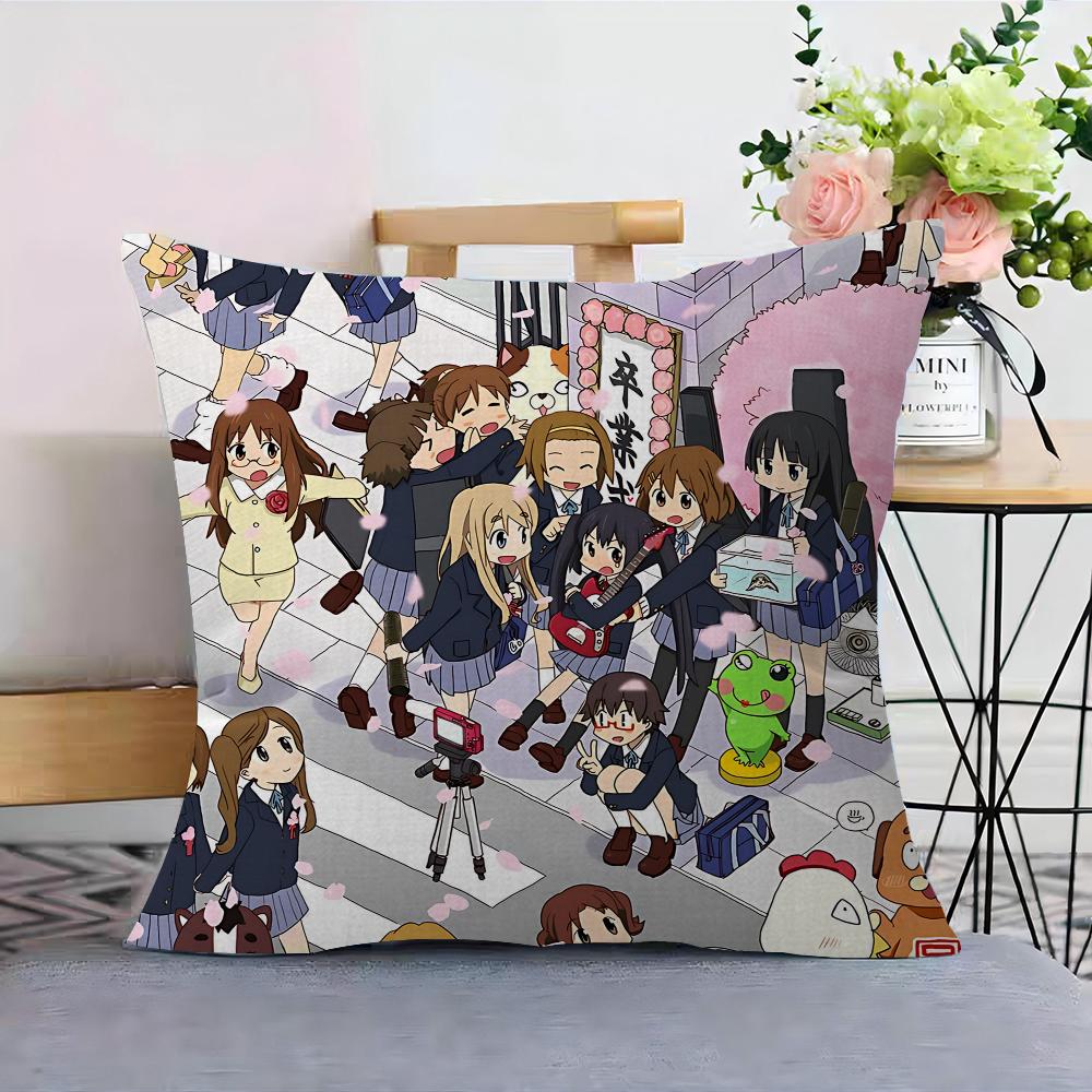 Аниме Наволочка K-On Для Спальни, Комнаты И Гостиной, Декоративная Наволочка Для Подушки На Диван