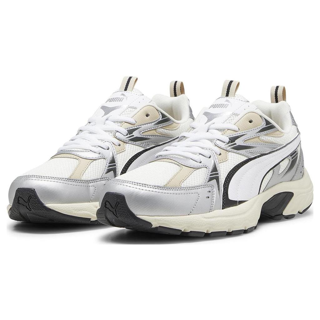 Puma Milenio Tech Warm White Silver Unisex Sneakers 392322-04