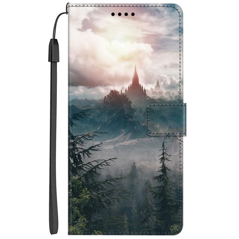 Flip Leather Case For Samsung S24 Ultra 5G Cover Book Wallet Seascape Coque for Samsung Galaxy S23 S22 S21 S20 Ultra S24Ultra