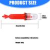 Durability Waterproofed LED Fish Lures Lamp 3V Low Voltages Flash Beacon for Boats Navigations and Fish Luring