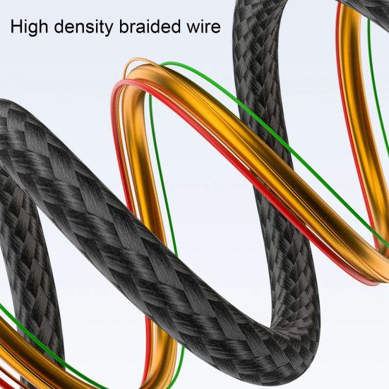 Двойной кабель Type-C PD для быстрой зарядки, 100 Вт, высокий ток, стабильный выход, 8K HD-совместимый кабель для быстрой передачи данных, зарядный кабель