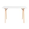 Scandinavian Desk Vangsa White/wood - House Nordic - 60 - Wood - Particle Board
