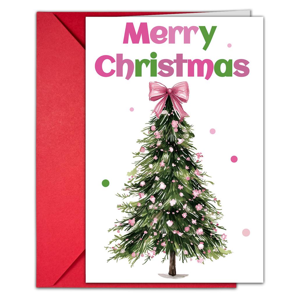 10 Cartoon Christmas Greeting Card Envelopes Set With A Variety Of Creative Christmas Greeting Cards