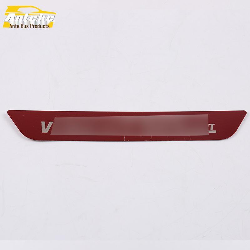 Защитная пластина заднего бампера Venucia T60: Защита задней двери Декоративная наклейка из нержавеющей стали для 19 моделей