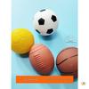 Sounding Football Dog Toy: Bite-Resistant Molar Teething Ball for Small Dogs like Teddy, Bichon Frise, and Pug.