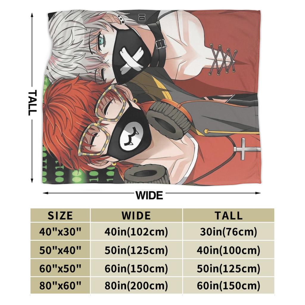 Mystic Messenger Choi Brothers Blanket Travel Office Flannel For Couch Chair Sofa Bed Super Warm Custom DIY Quality Bedspread