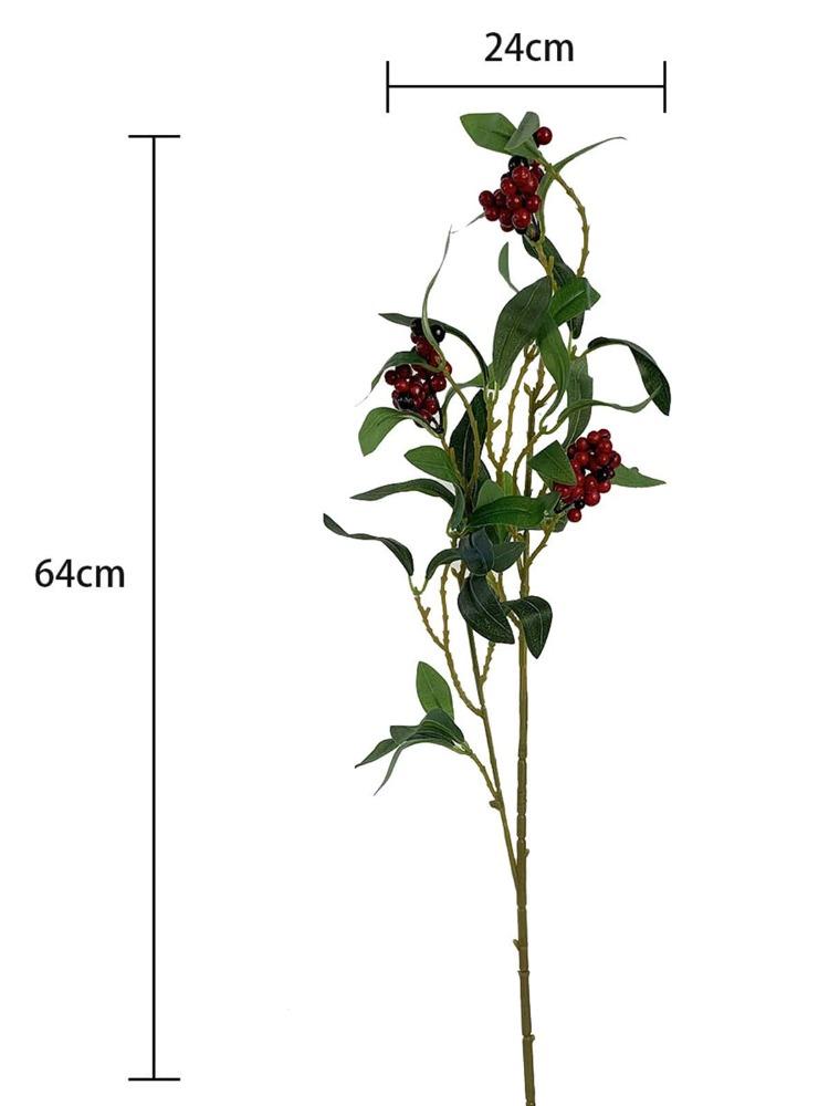6 шт. 64 см. Благоприятные фруктовые букеты с листьями, искусственные растения, имитация фруктов, счастливые фрукты для Рождества, свадьбы, домашней вечеринки, центральные украшения, декор