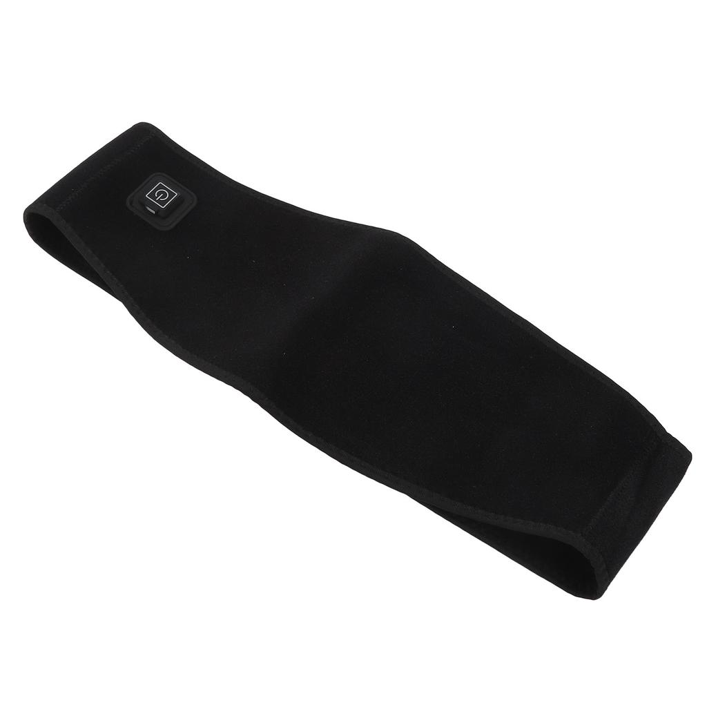 Electric Heated Waist Support USB Adjustable Hook And Loop Heating Waist Support Pad Black