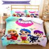 3pcs True and the Rainbow Kingdom Bedding Set Duvet Cover Closure Includes 1 Duvet Cover & 2 Pillowcases, Soft and Comfortable for All Seasons.