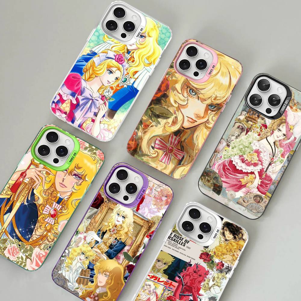 Classic Anime The Rose Of Versailles Phone Cases For IPhone 17 16 15 14 13 12 11 Plus Pro Max Pro Color Matte Cover