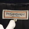Yves Saint Laurent Пальто Честер из старого мельтона 90-х M Темно-синий Женское Б/У
