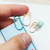 50 Pcs Mini Love Notebook Bookmark Binder Paperclips Accessories Paper Clips