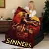 Плед S-Sinners Throw из фланели, мягкий, теплый, прочный и моющийся, милый, крутой