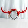 1PC Red Headband, Christmas Decoration, Antlers Headband, Suitable for Taking Photos,Party Carnival Props. Headbands Hair Band