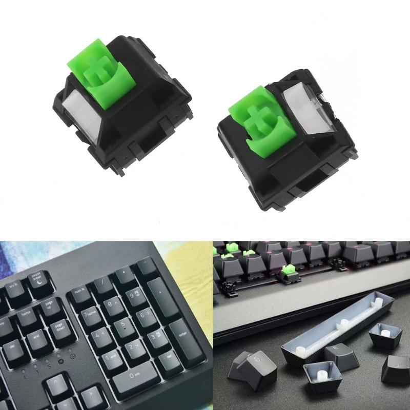 2pcs Durable Green RGB SMD Switches for  BlackWidow Lite Mechanical Keyboard Cherry MX  Switches