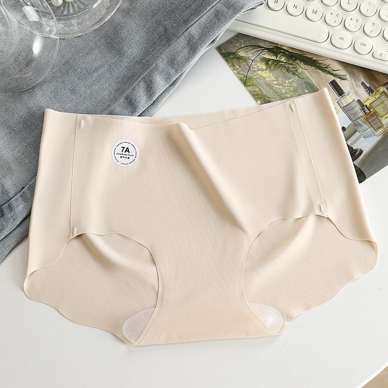 Волнистый комфорт: Высокоэластичные хлопковые трусики для йоги со средней посадкой и антибактериальной ластовицей для женщин