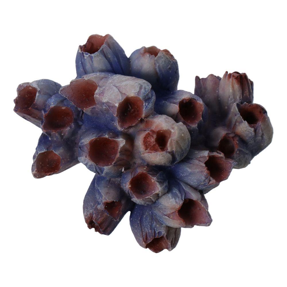 1 шт. Фиолетовый смоляной коралловый полирезиновый аквариумный декор, имитация коралловых украшений для аквариума