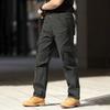 Men's Cargo Pants - Cotton Loose-Fit Comfortable Straight-Leg Multi-Pocket Trousers
