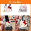 Red Cat Bow Cartoon Cute Backpack Student Leisure Bag For Use Daily