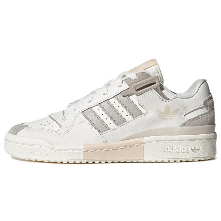 Adidas Originals Forum Exhibit Leather Low-Top Sneakers Women Sneakers White Gray GX2159