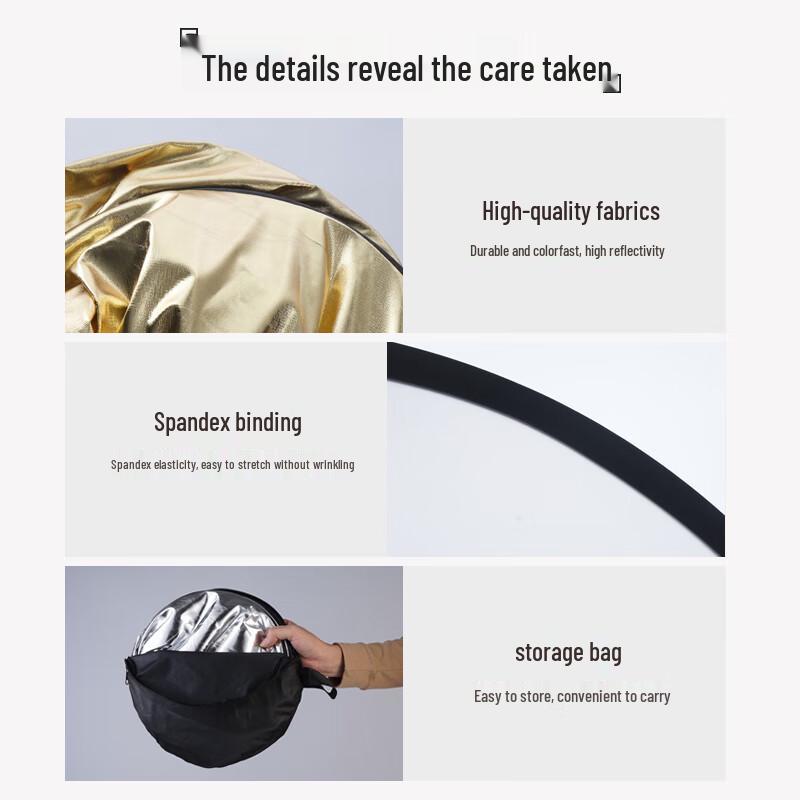 30cm Portable 2-in-1 Photography Reflector