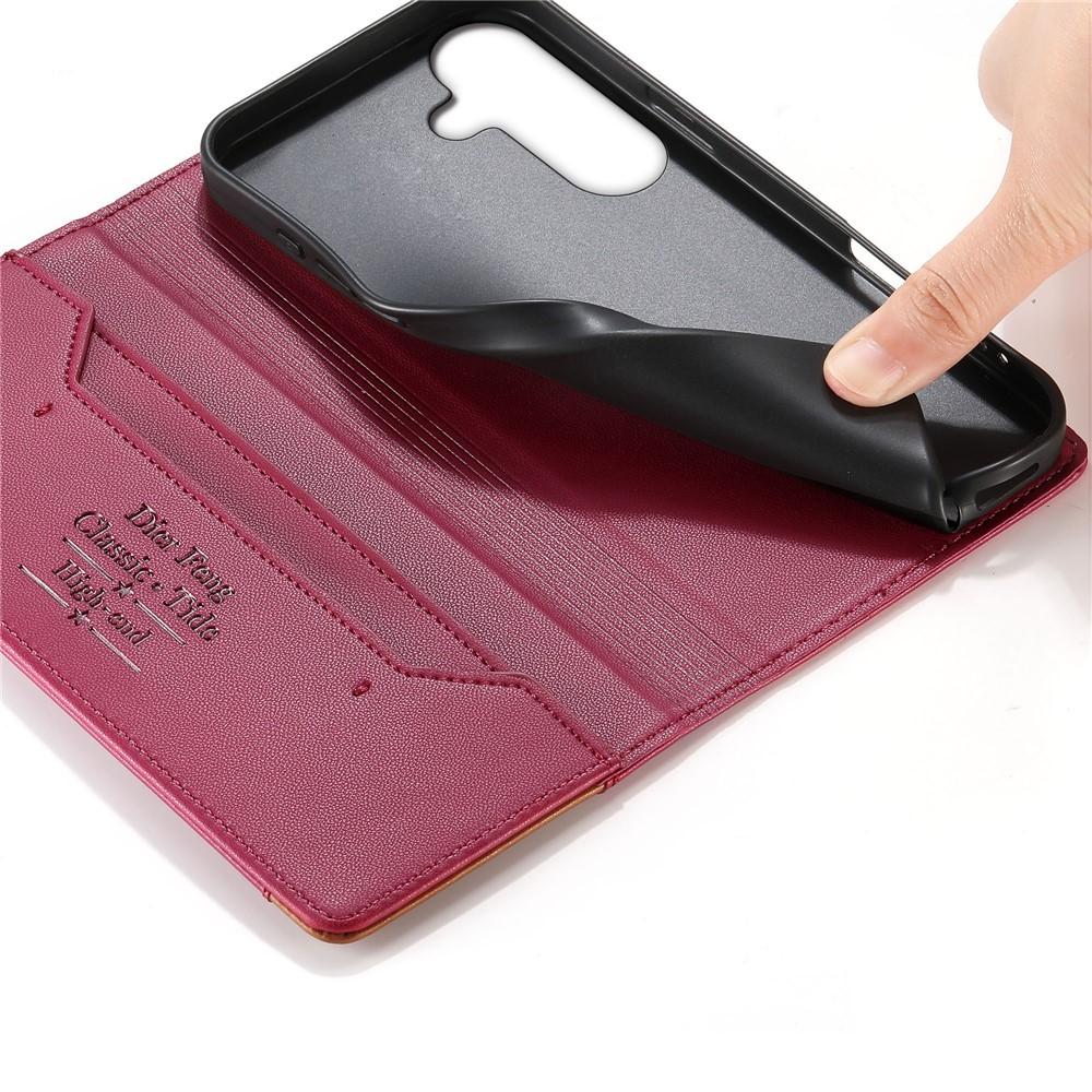 Wallet Case for Galaxy S26+ - Leather/PU, Red