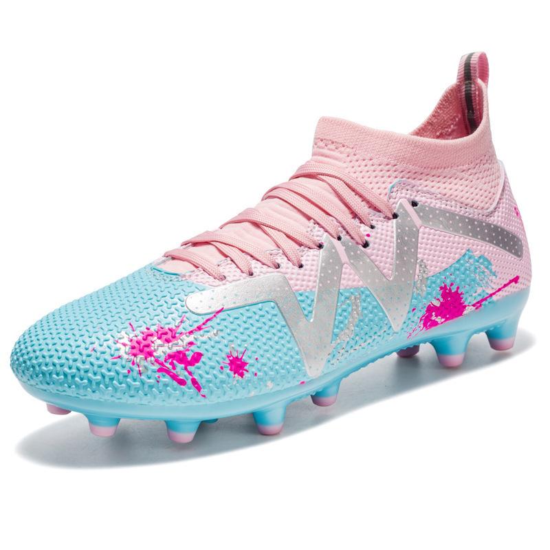 Training Students Football Shoes Men'S High-Top Youth World Cup Competition Beef Tendon Sole Sports Shoes