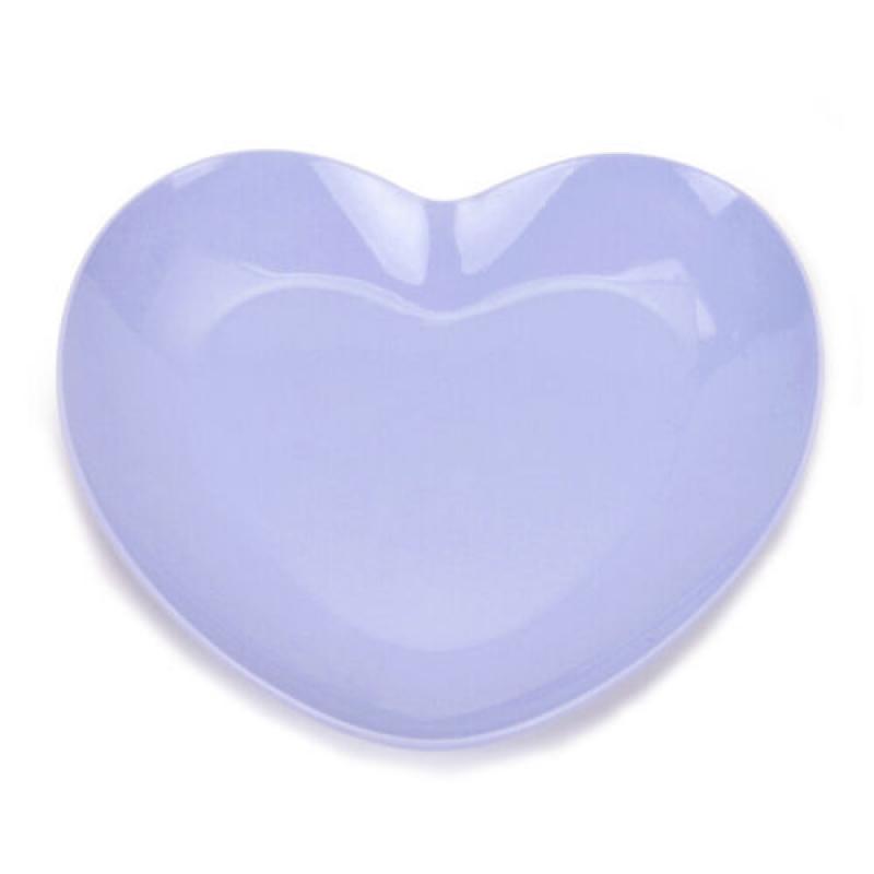 Поднос из нержавеющей стали в форме сердца для хранения украшений и нейл-арта