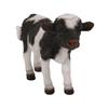 Убия Стоящая Черно-белая Корова 10 x x 7 см Кукла Фигурка Украшение Животное Садовое Украшение Корова H16174 (Мини) 3,6