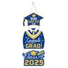 Выпускной 2025 года, подвесная табличка для входной двери Выпускной 2025 года Приветственная табличка для украшения крыльца выпускного
