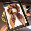Lao Qianfeng silk scarf light luxury neck decoration square scarf with shirt neck accessories high-end scarf new women's waist accessories