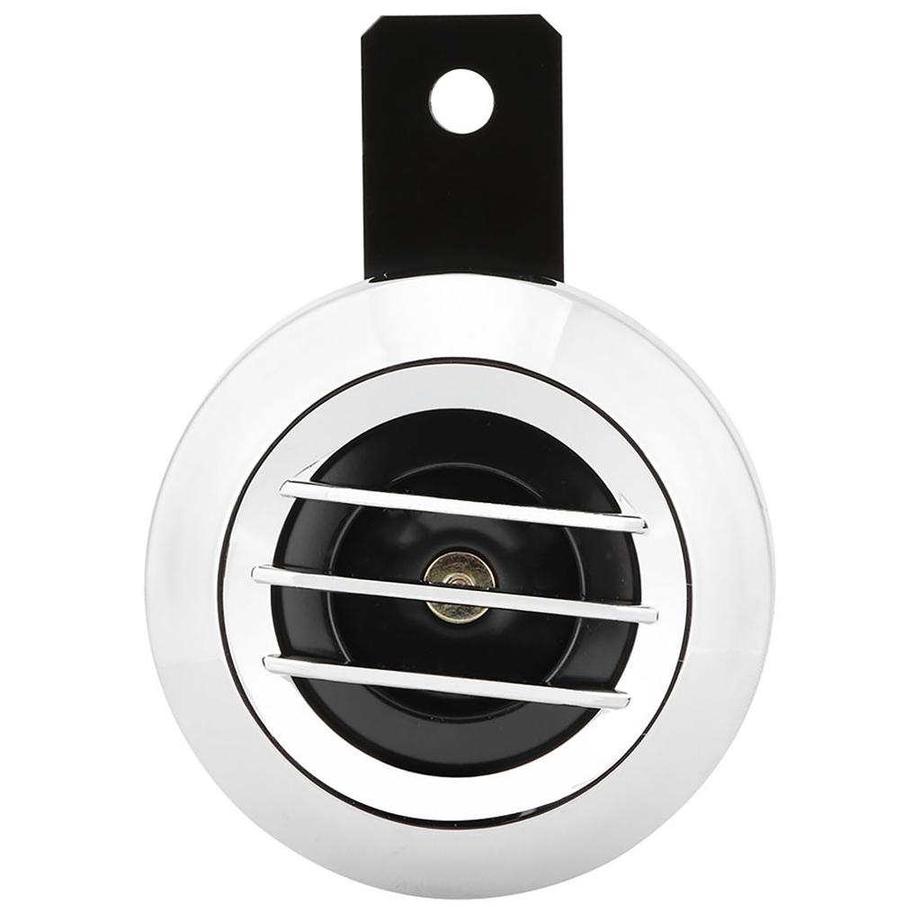 Universal Motorcycle Electric Loud Horn Siren 12V 110DB Waterproof Round Horn Speaker