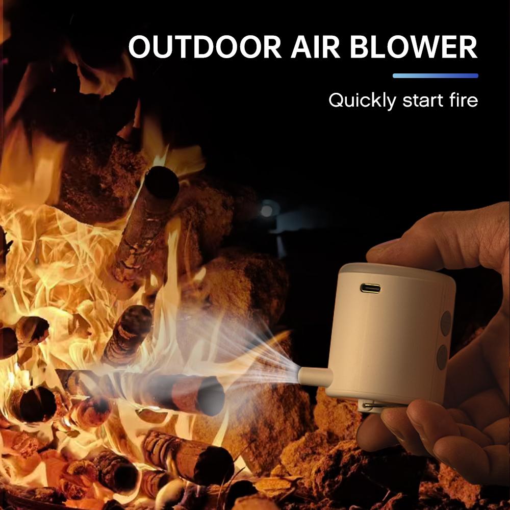 TOMSHOO Портативный электрический воздушный насос со светодиодной подсветкой, перезаряжаемый мини-инфлятор для плавательного бассейна