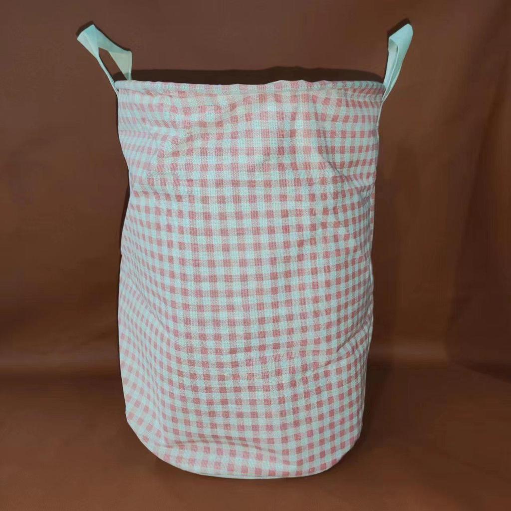 Тканевая корзина для белья в скандинавском стиле - Простая, прочная и стильная корзина для одежды для ванной комнаты или домашнего хранения.