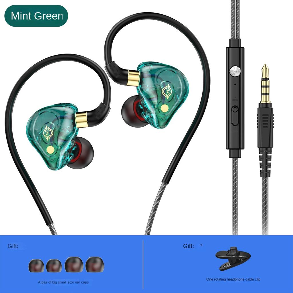 KG05 Спортивные наушники-вкладыши с проводным управлением и микрофоном Наушники для мобильных телефонов с тяжелыми басами 3,5 мм / Type-C