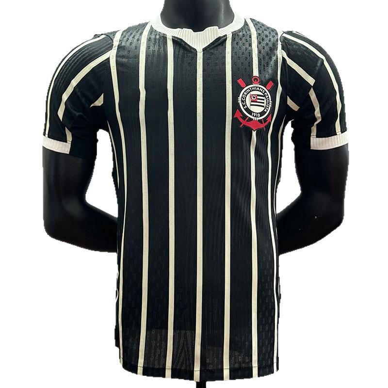 Corinthians 2026-2027 Away Short Sleeve Football Jersey Men Bamboo Fiber Performance Soccer Uniform