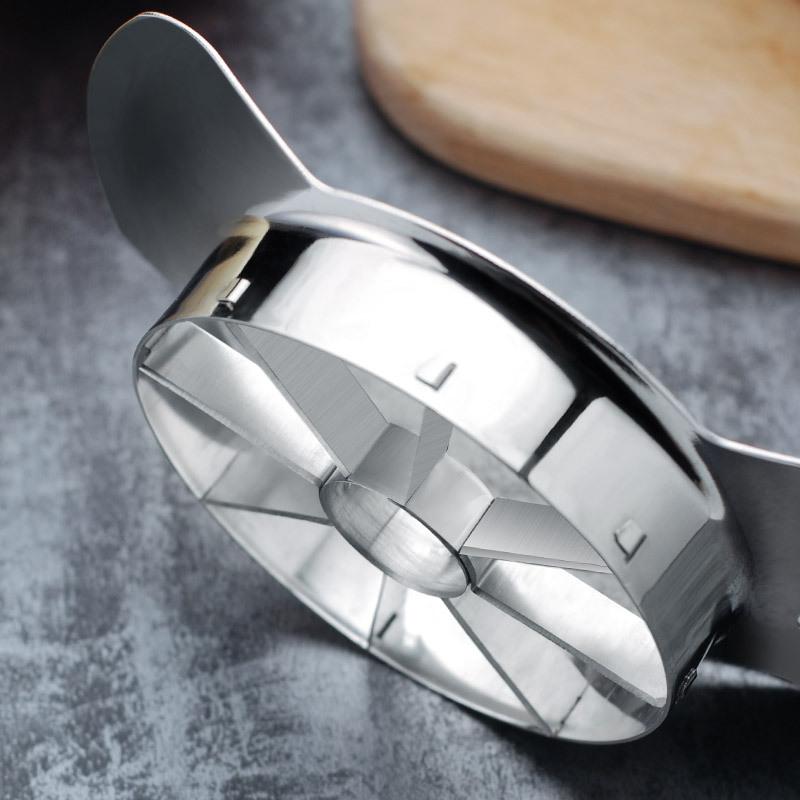 Яблокорезка 8/12 лезвий Нержавеющая сталь Разделитель для яблок Удаление сердцевины Кухонный гаджет Инструмент для удаления сердцевины фруктов для груши, картофеля, лука