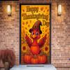 90*180cm Thanksgiving Turkey Print Door Cover Decorative Cloth For Yard Decoration