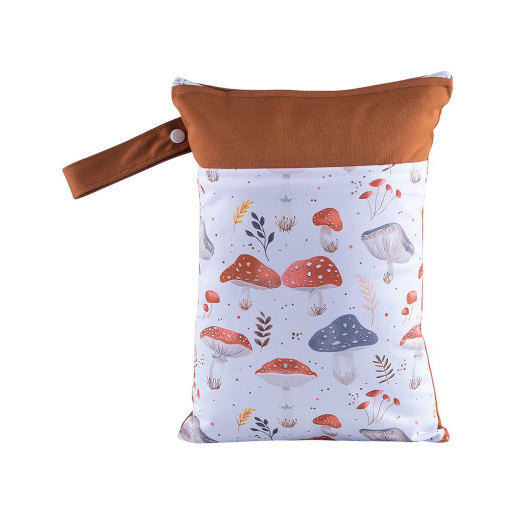 Водонепроницаемая сумка для хранения на молнии двойного назначения для влажного и сухого использования, милая сумка для хранения одежды