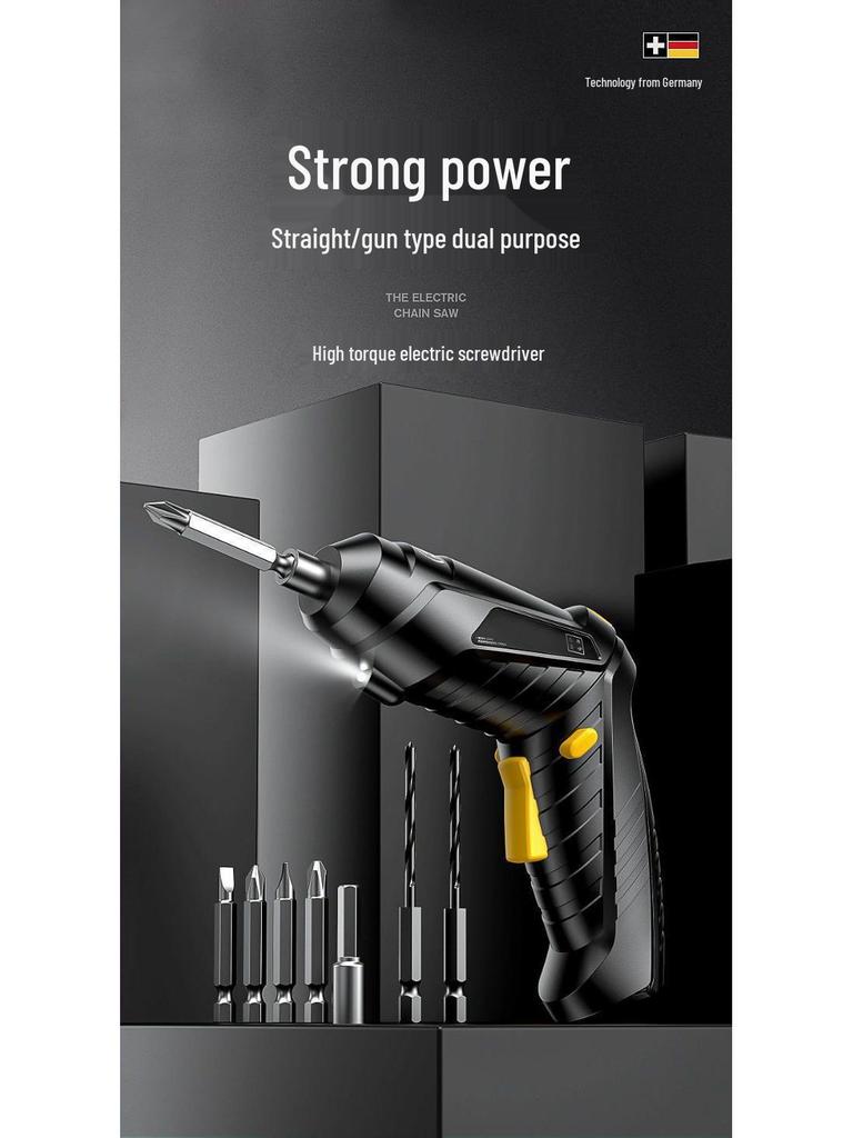 Multi-Functional Mini Electric Screwdriver & Lithium Hand Drill