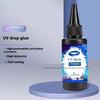UV Resin Glue Transparent Crystal Drip Dried Flowers Crystal Drip UV Glue for Handmade DIY Jewelry Crafts Quick Drying UV