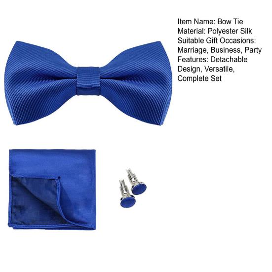 1 Набор Мужской Набор Галстук-бабочка Однотонный Галстук-бабочка