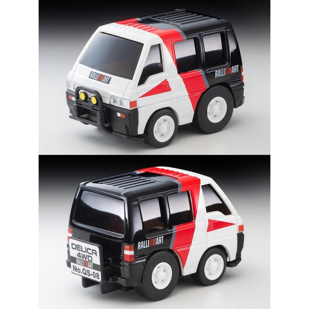 TOMYTEC ChoroQ Q's QS-08b Mitsubishi Delica Starwagon 4WD Rally Art Finished Model