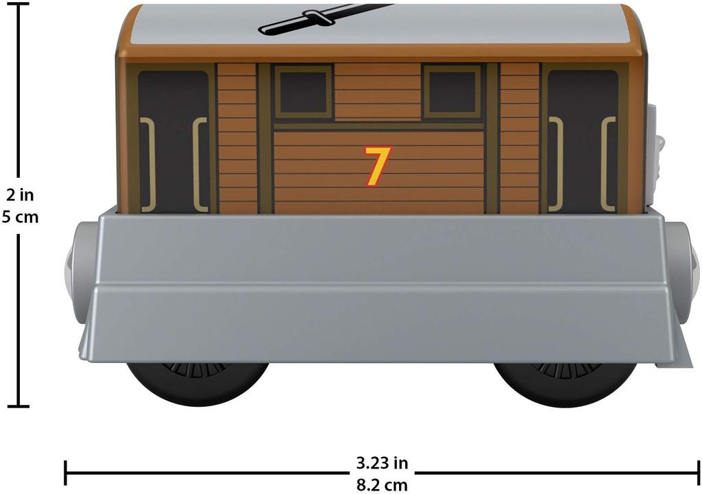 Паровозик Томас, серия деревянных рельсов Тоби, возраст 19 лет и GPR19 (Томас) [2 вверх] [сертифицировано FSC]
