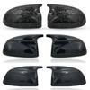 Car Side Rearview Mirror Caps CAP High-class Horn for BMW X3 G01 X4 G02 X5 G05 2018-2025 Black Accessories M3 Style Mirror Cover