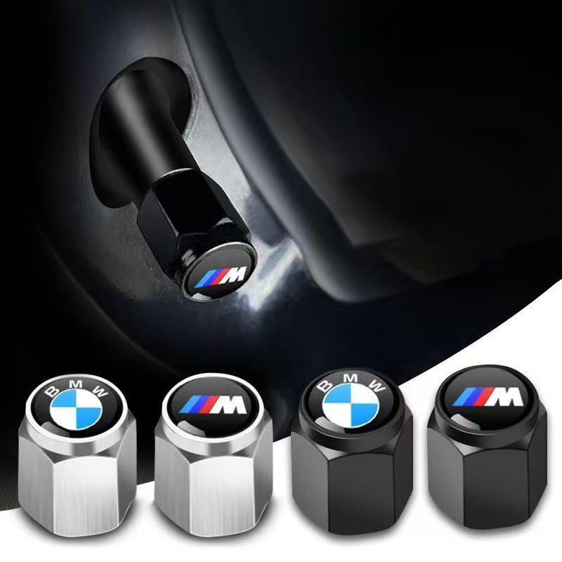 For BMW M 5pcs Car Wheel Tire Valve Caps Air Stem Covers Accessories for BMW M E34 E36 E60 E90 E46 F10 F20 F30 X5 X6 X1 M3 M5 M6 E71 HL6